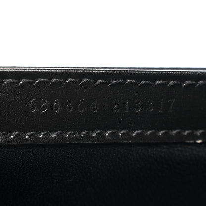 Gucci Boarded Dyana Lux Calfskin Web Monochrome Small Bamboo 1947 Top Handle Bag Black 7 of 12