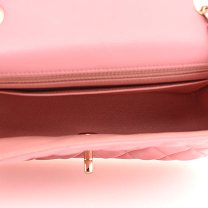 Chanel Lambskin Quilted Mini Rectangular Flap Pink 5 of 13