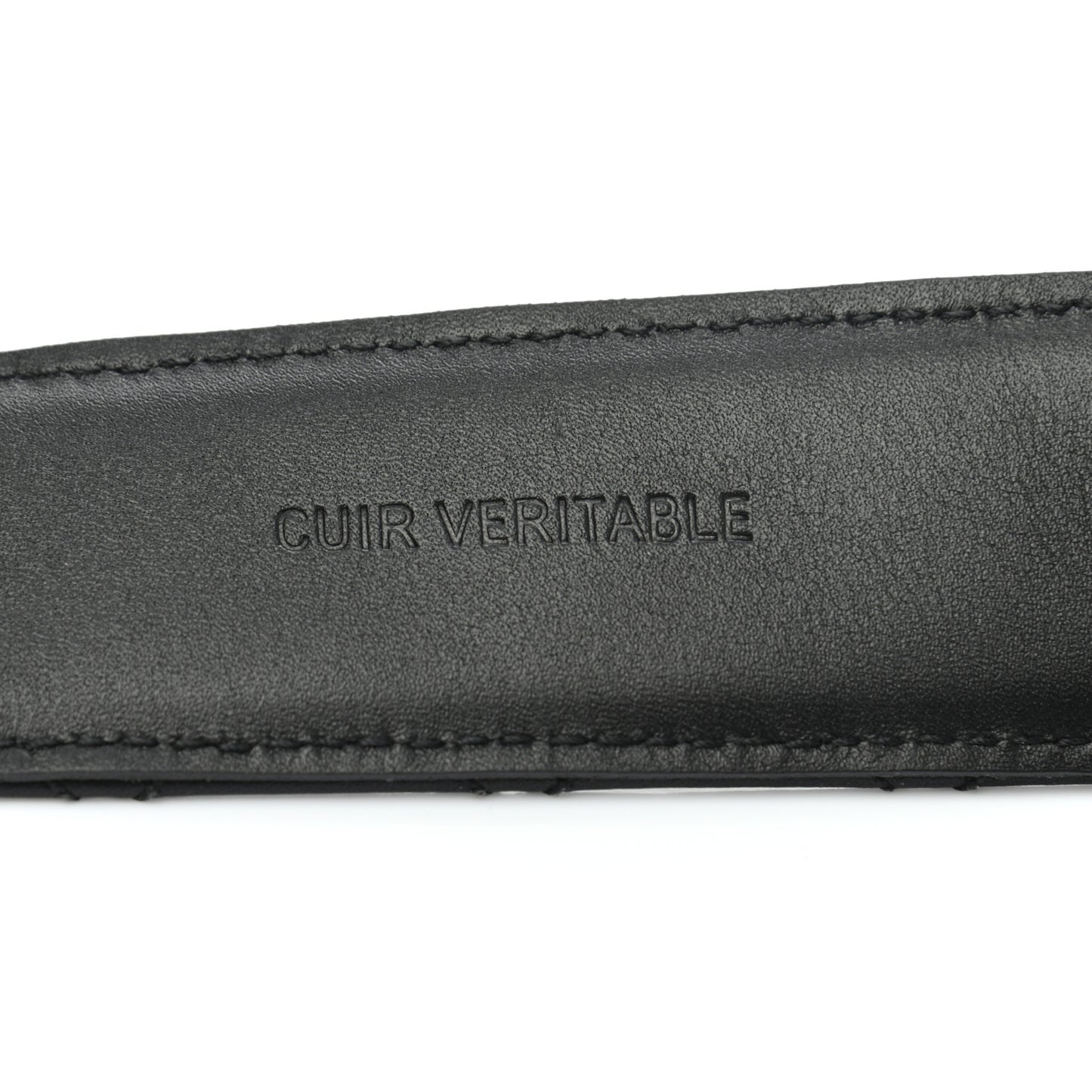 Lambskin Quilted CC Chain Belt 75 30 Black