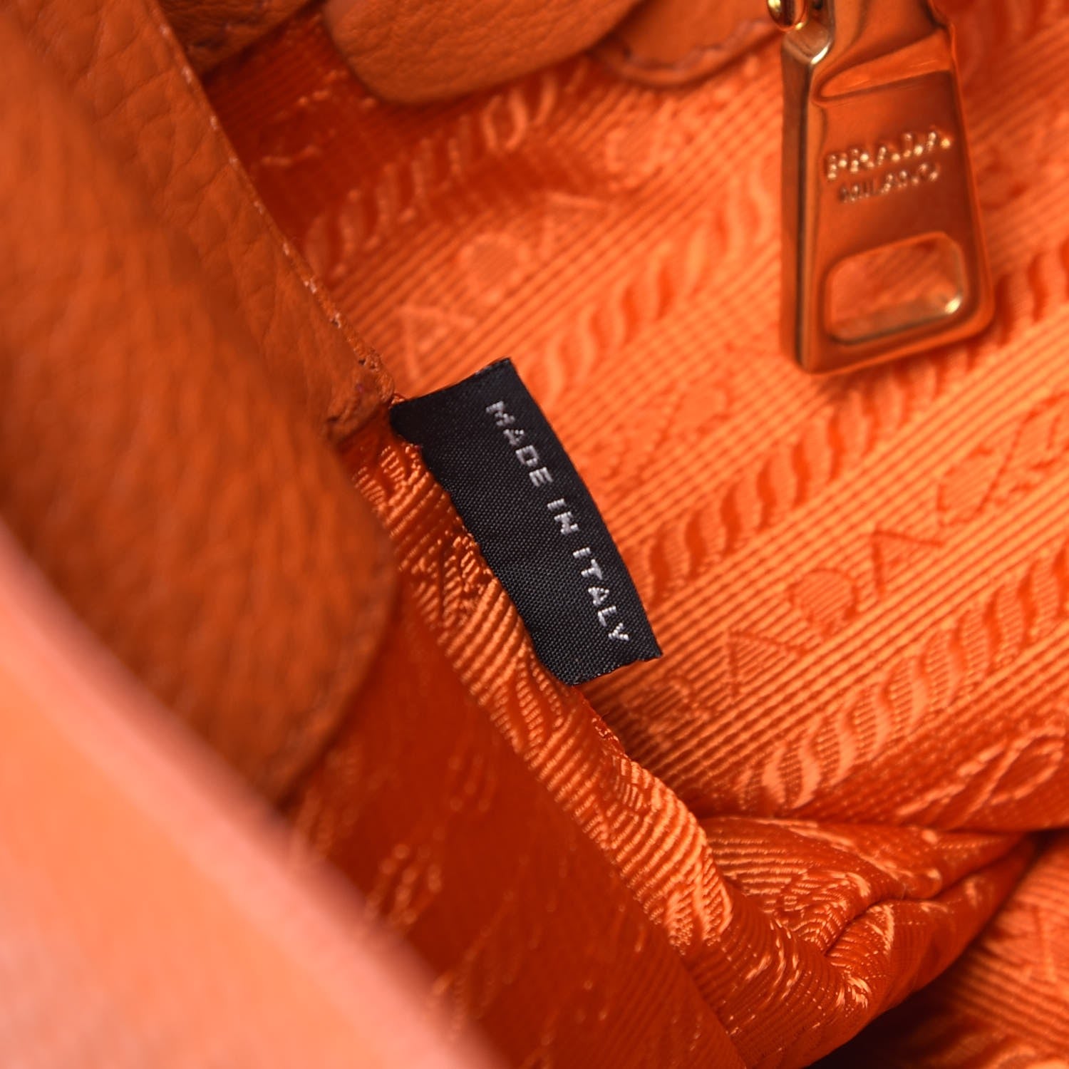 Prada Vitello Daino Hobo Papaya 7 of 9