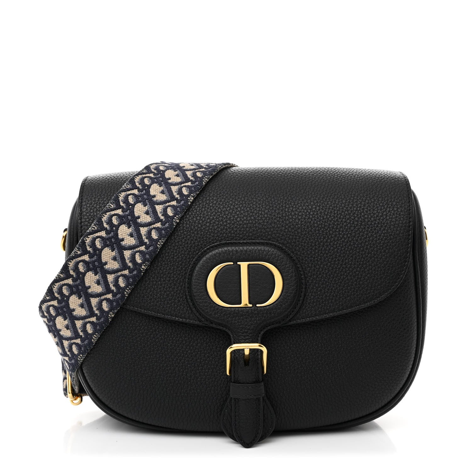 Christian Dior Grained Calfskin Large Bobby Flap Black 1 of 10