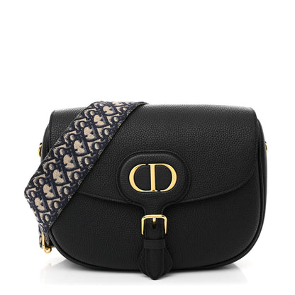 Christian Dior Grained Calfskin Large Bobby Flap Black 1 of 10
