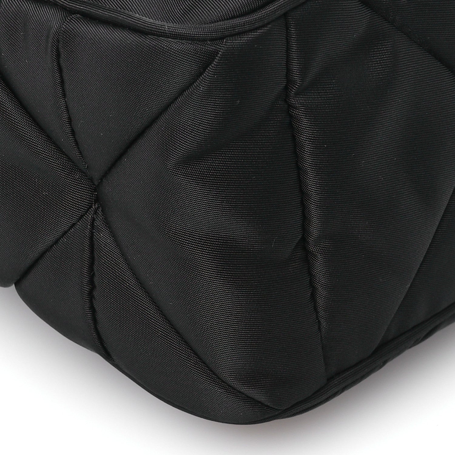 Prada Re-Nylon Quilted Padded Flap Shoulder Bag Black 11 of 12