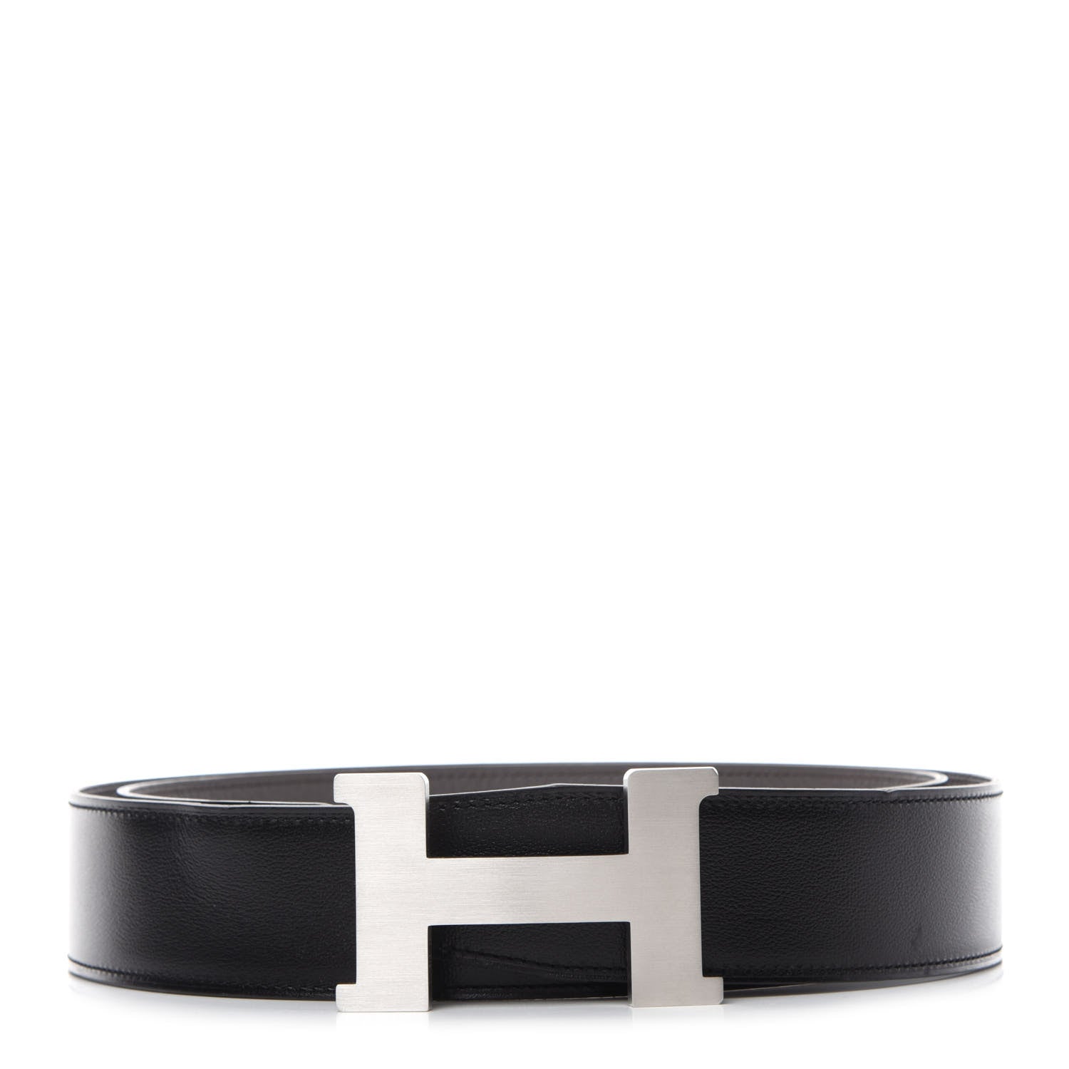 Hermes Box Togo 42mm Constance H Belt 105 Black Etain 1 of 4