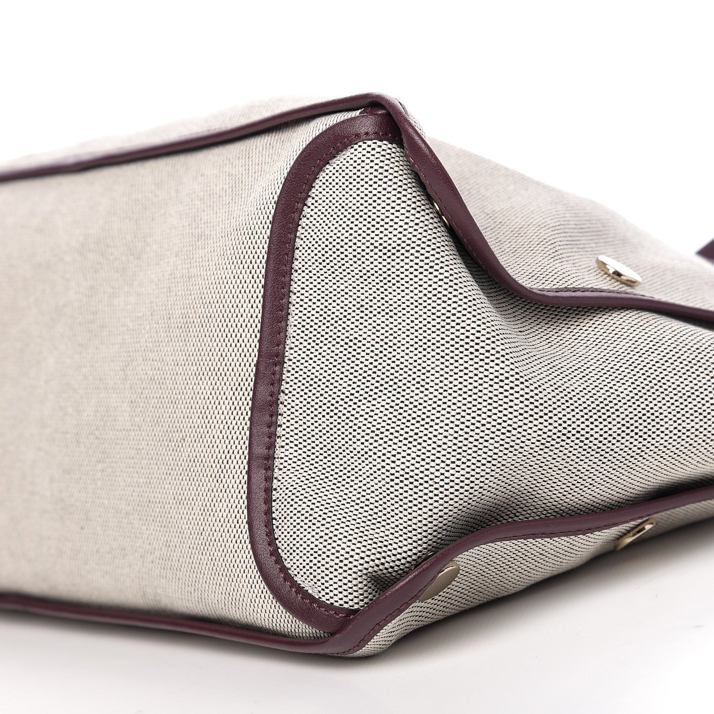 Canvas Medium Bond Shopper Tote Aubergine