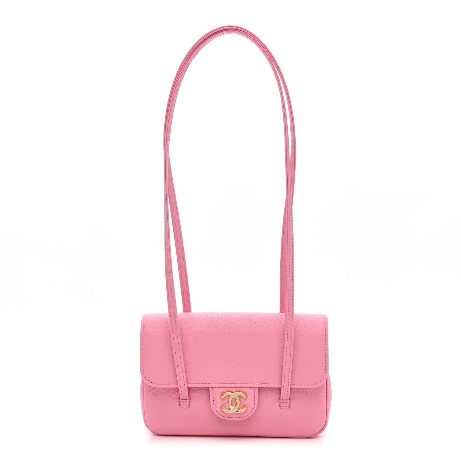 Chanel Shiny Caviar Mini Preppy Coco Shoulder Bag Pink 1 of 11