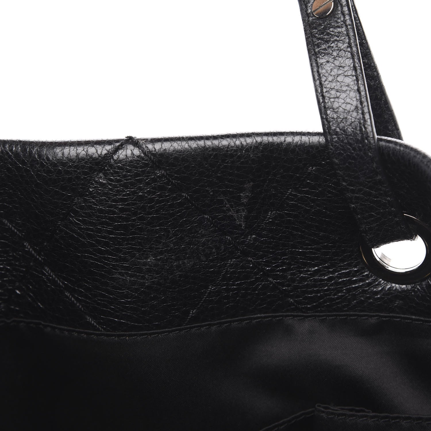Chanel Glazed Calfskin Large On The Road Tote Black 14 of 14