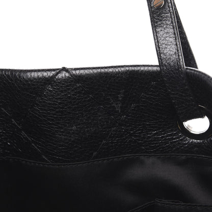 Chanel Glazed Calfskin Large On The Road Tote Black 14 of 14