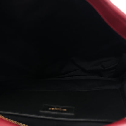 Saint Laurent Lambskin Matelasse Monogram Large Jamie 4.3 New Dark Bordeaux 5 of 13