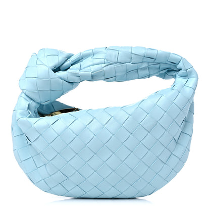Bottega Veneta Nappa Intrecciato Mini Jodie Teal Washed 1 of 9