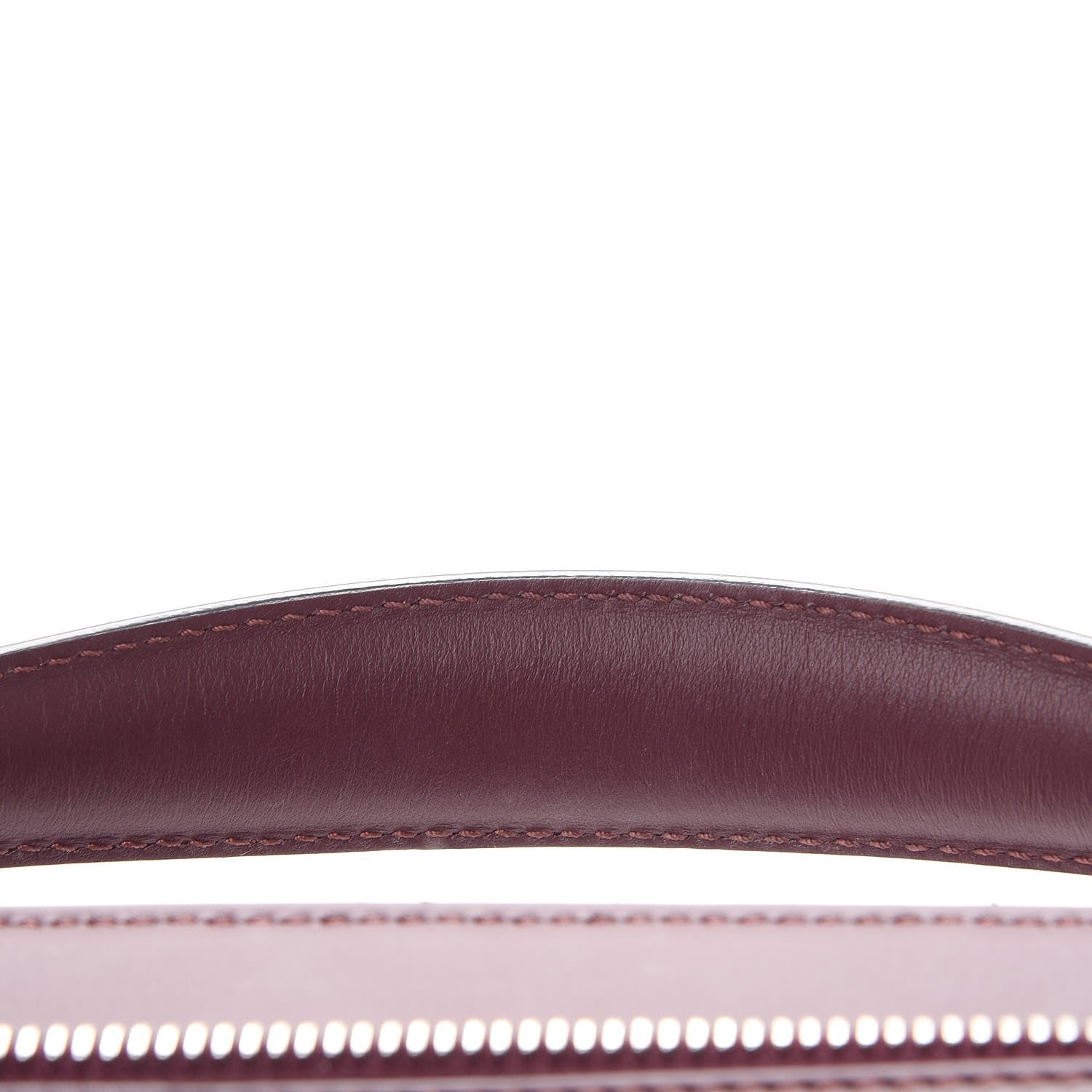 Fendi Vitello Baltico Dolce Shiny Nappa Lace Up DotCom Satchel Bordeaux 10 of 14