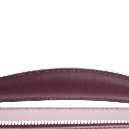 Fendi Vitello Baltico Dolce Shiny Nappa Lace Up DotCom Satchel Bordeaux 10 of 14