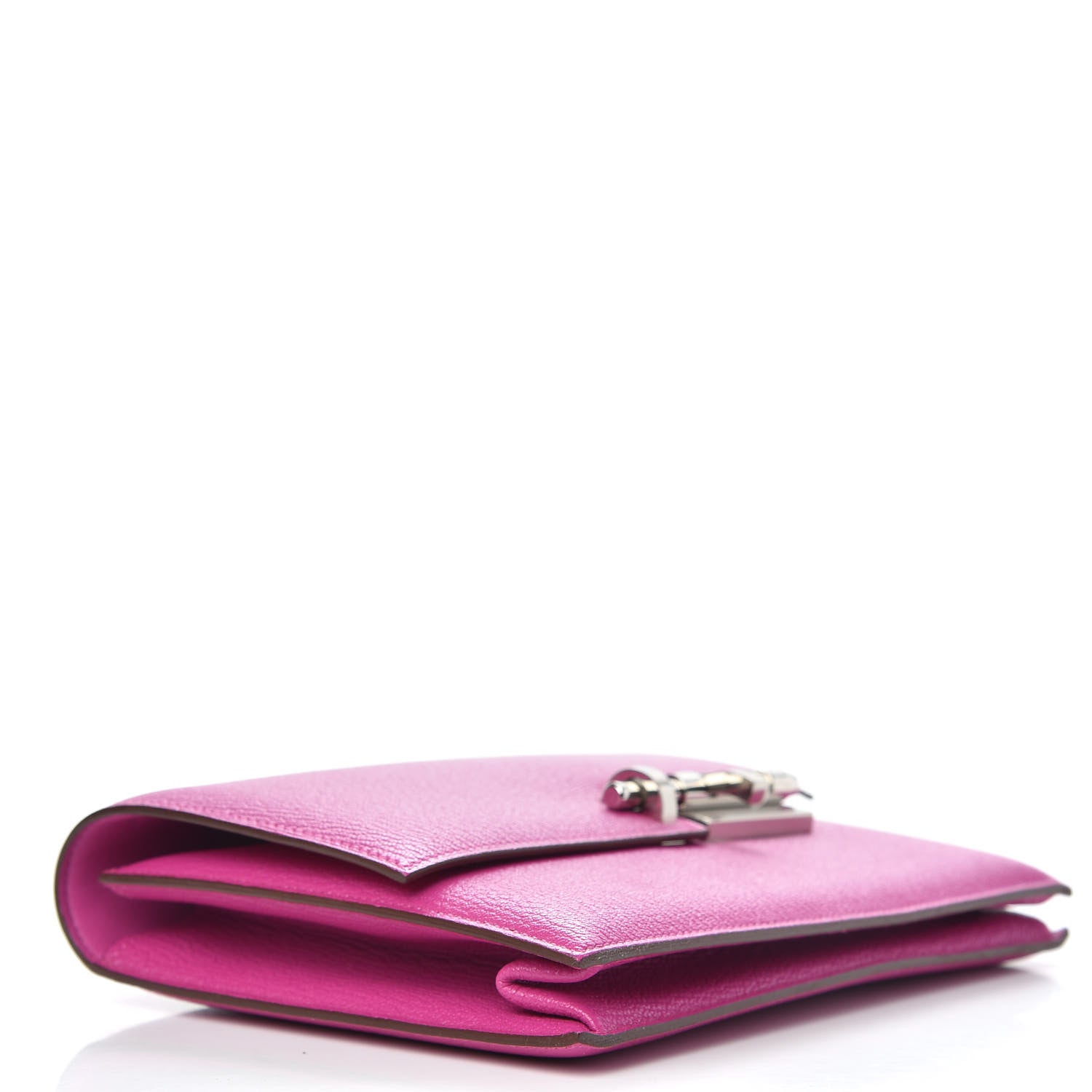 Hermes Chevre Mysore Verrou Clutch Magnolia 4 of 9