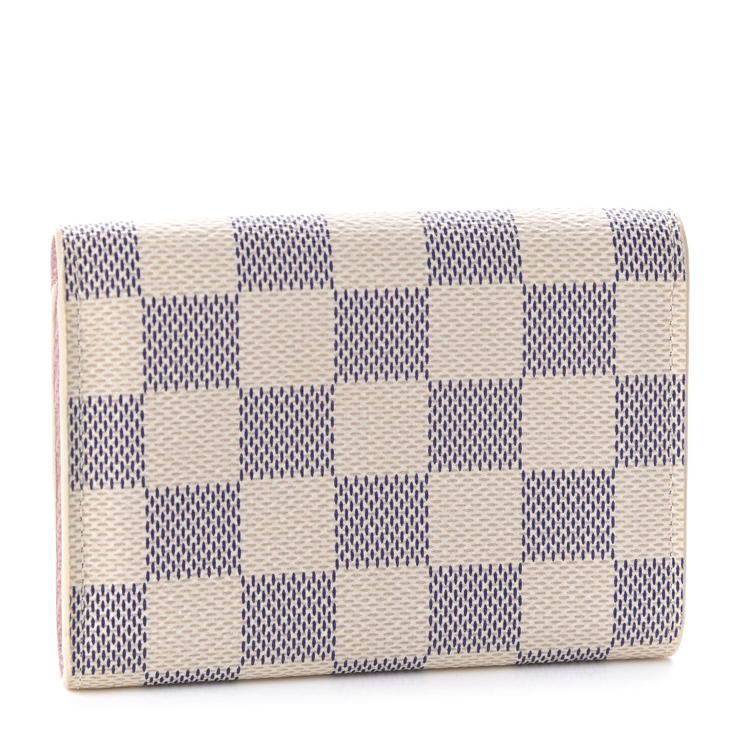 Louis Vuitton Damier Azur Rosalie Coin Purse Rose Ballerine 3 of 10