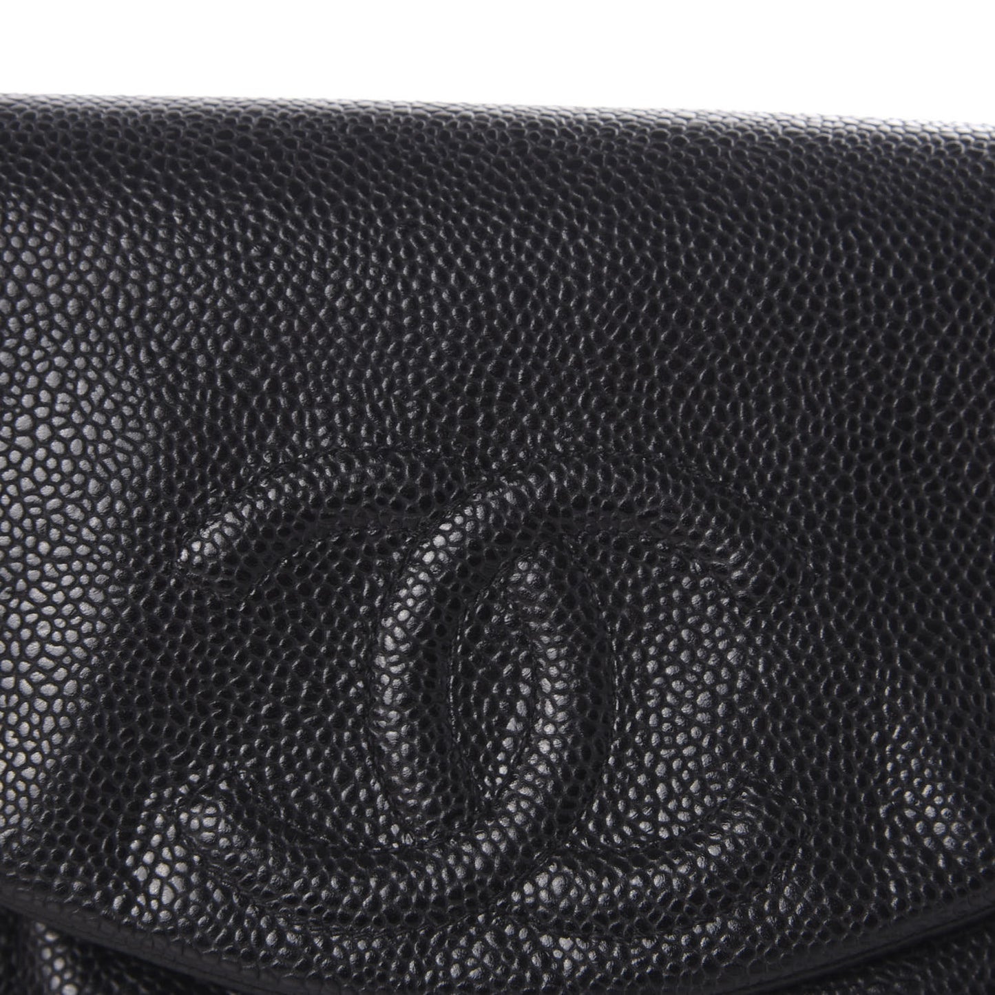 Caviar Half Moon Wallet On Chain WOC Black