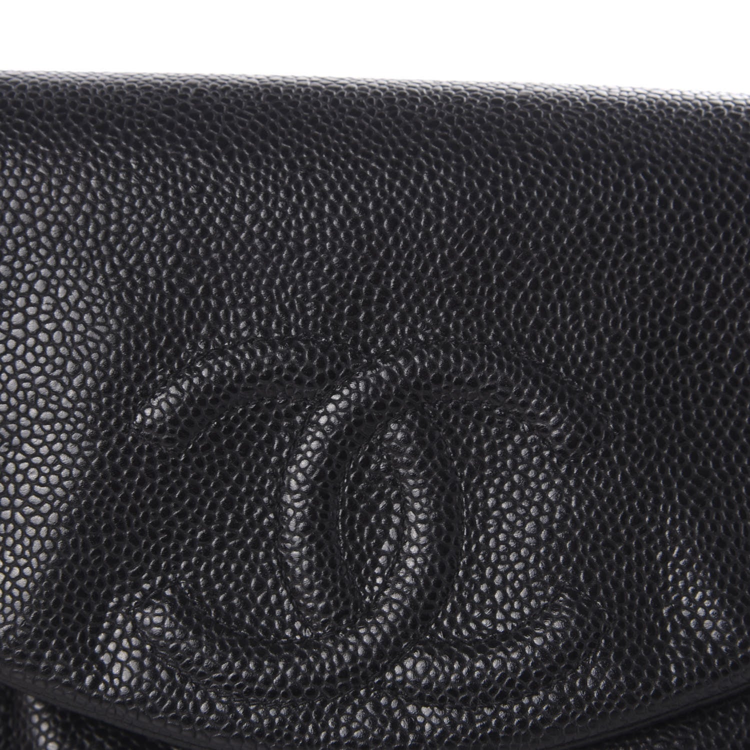 Chanel Caviar Half Moon Wallet On Chain WOC Black 8 of 10