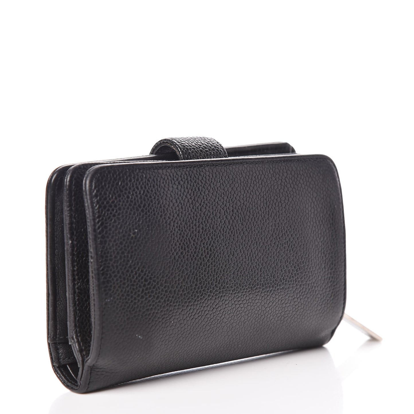 Caviar Timeless CC French Wallet Black