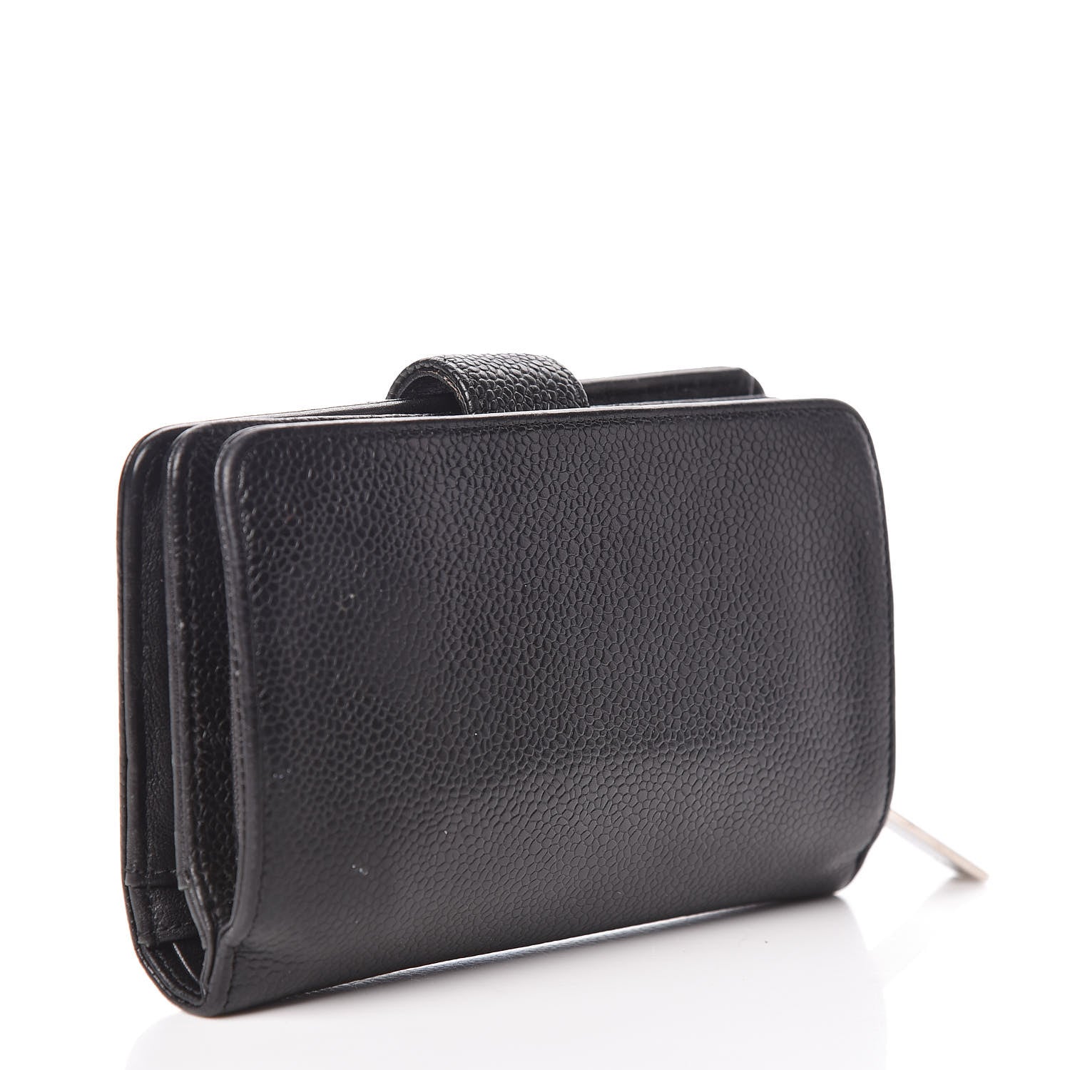 Chanel Caviar Timeless CC French Wallet Black 3 of 7