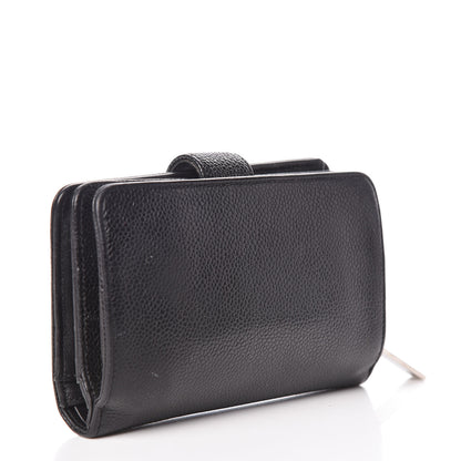 Chanel Caviar Timeless CC French Wallet Black 3 of 7