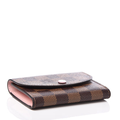 Louis Vuitton Damier Ebene Rosalie Coin Purse Rose Ballerine 4 of 8