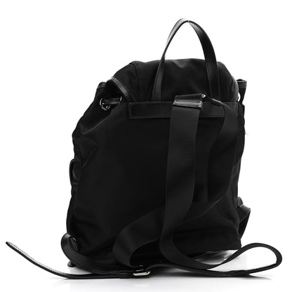 Prada Tessuto Nylon Vitello Backpack Black 3 of 10
