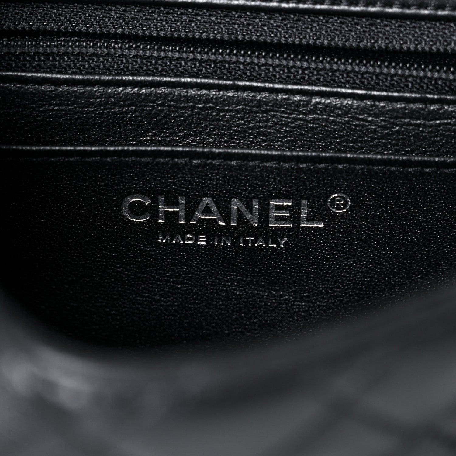 Chanel Lambskin Quilted Mini Square Flap Black 6 of 10