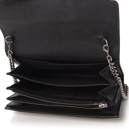Gucci GG Supreme Monogram Mini Dionysus Chain Wallet Beige Black 5 of 11