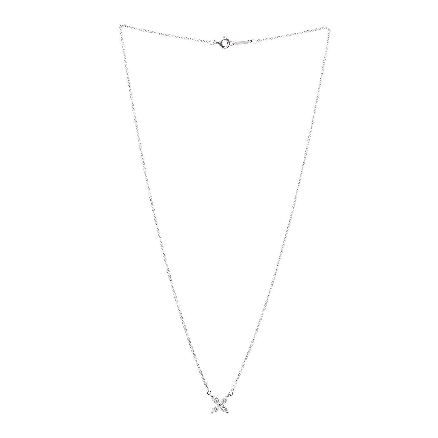 Platinum Diamond Small Victoria Necklace