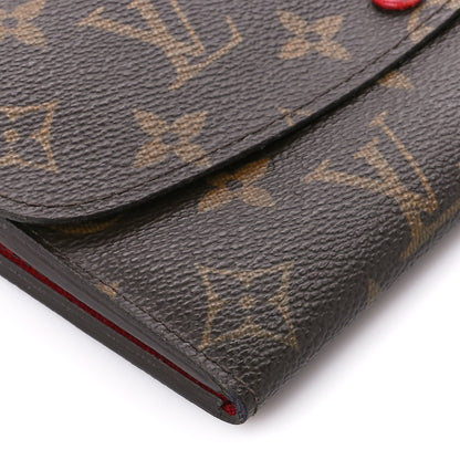 Louis Vuitton Monogram Emilie Wallet Rouge 11 of 12