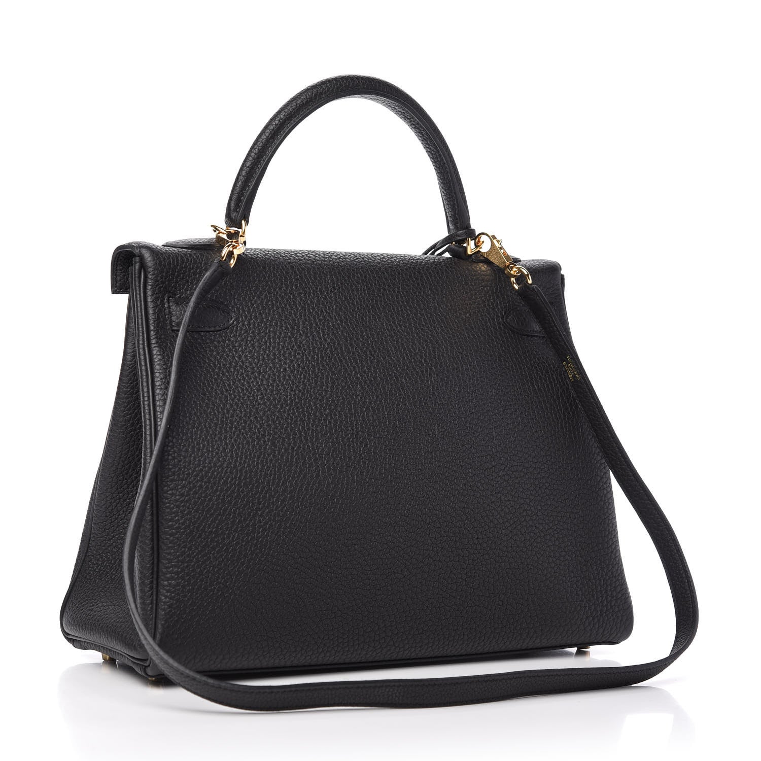 Hermes Togo Kelly Retourne 32 Black 3 of 11