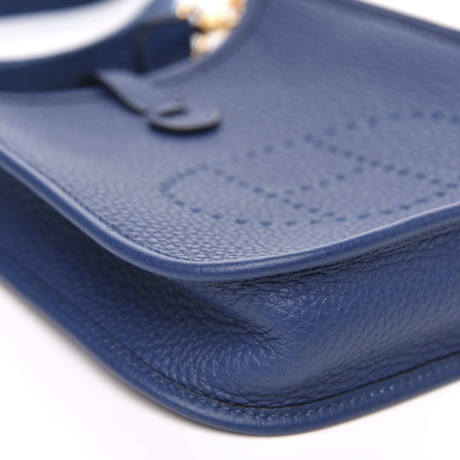 Hermes Taurillon Clemence Evelyne TPM Deep Bleu 7 of 11
