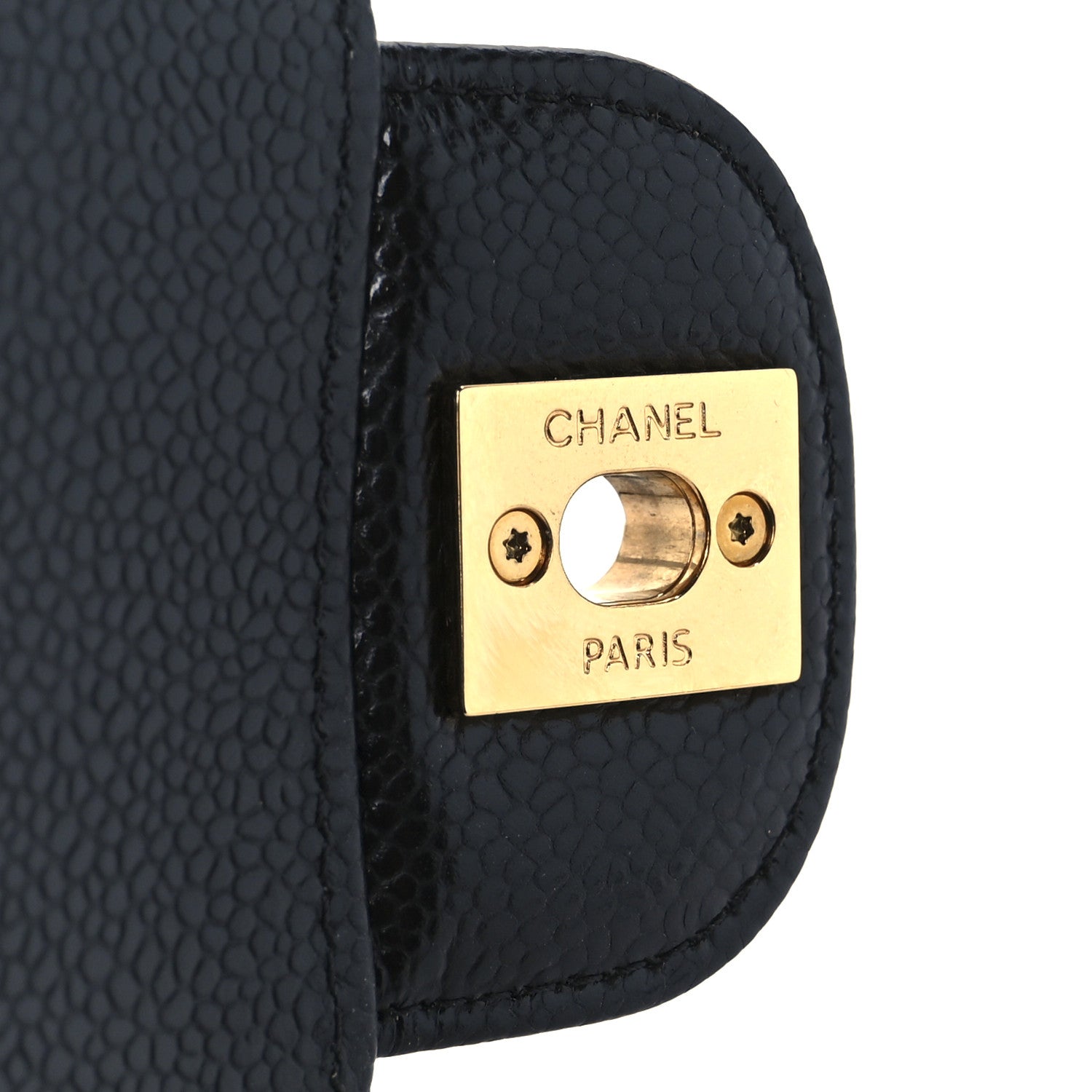 Chanel Caviar Quilted Medium Double Flap Black 7 of 12