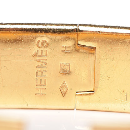 Hermes Enamel Narrow Clic Clac H Bracelet PM Rose Nacarat 4 of 5