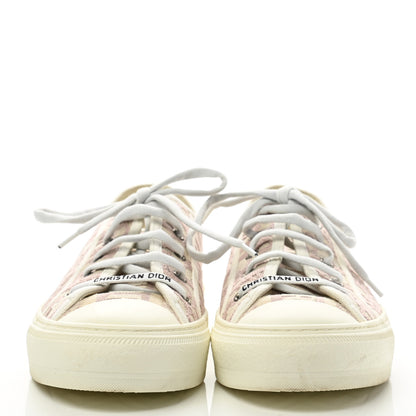 Christian Dior Canvas Oblique Walk'N'Dior Low Top Sneakers 39 Powder Nude 2 of 8