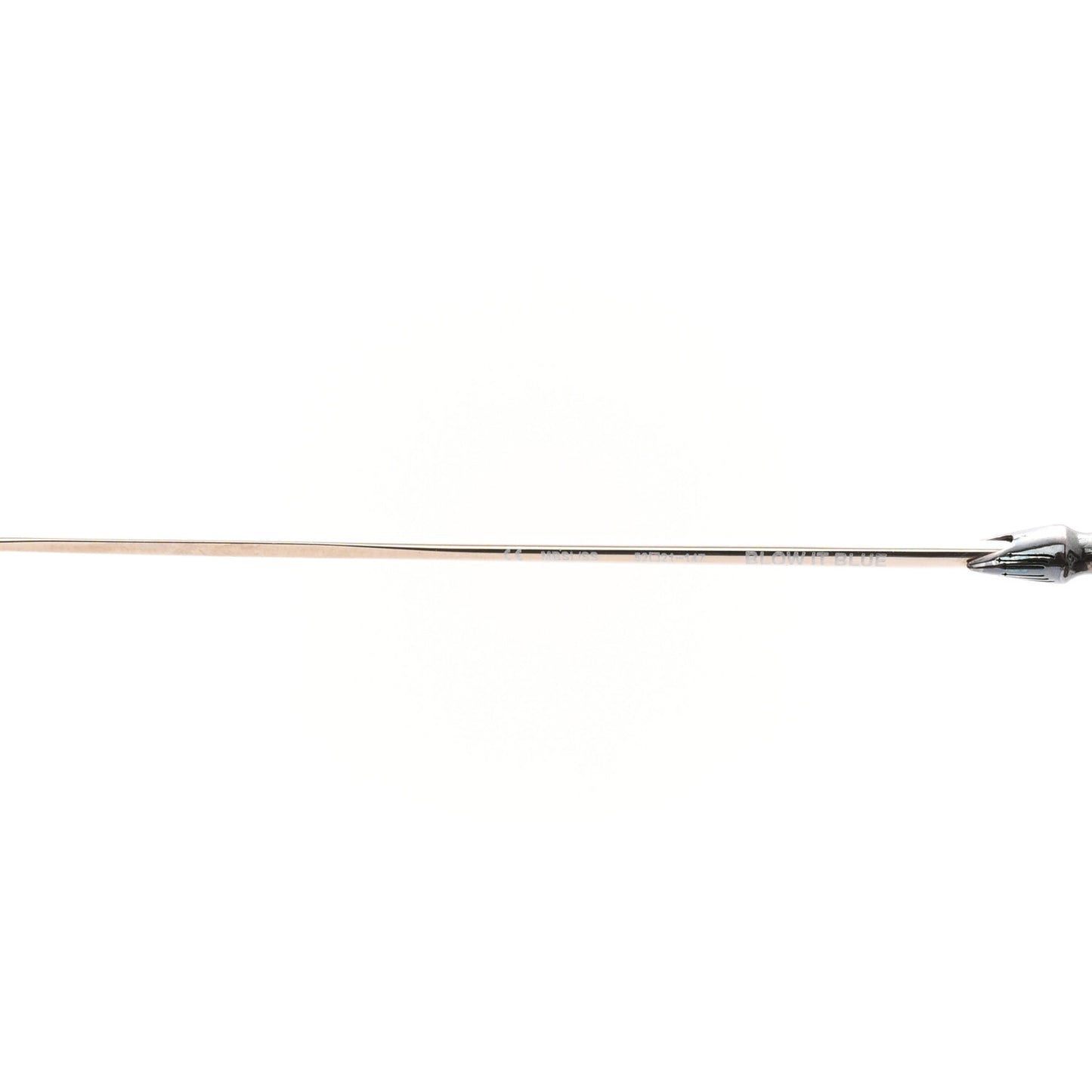 Metal Blow It Blue Sunglasses Silver