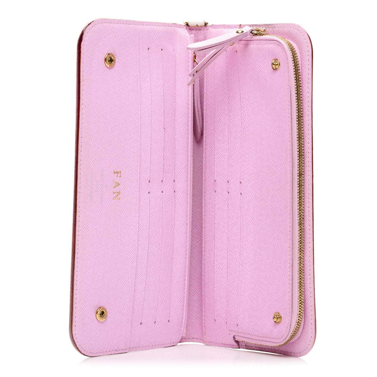 Louis Vuitton Monogram Multicolor Insolite Wallet White Litchi 5 of 8