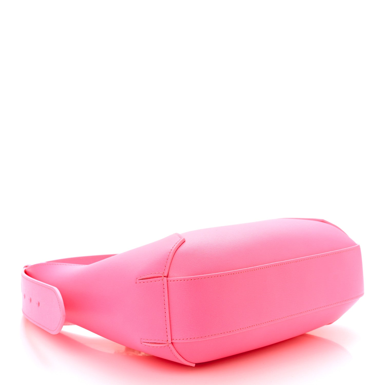 Alexander McQueen Smooth Calfskin Jeweled Hobo Bag Fluo Pink 5 of 11