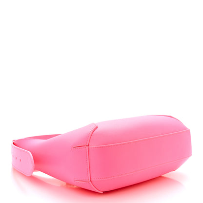 Alexander McQueen Smooth Calfskin Jeweled Hobo Bag Fluo Pink 5 of 11