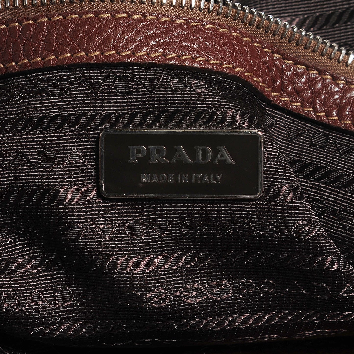 Vitello Daino Small Tote Bruciato