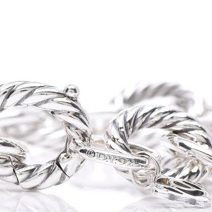 David Yurman Sterling Silver 10mm Medium Oval Link Bracelet 4 of 5