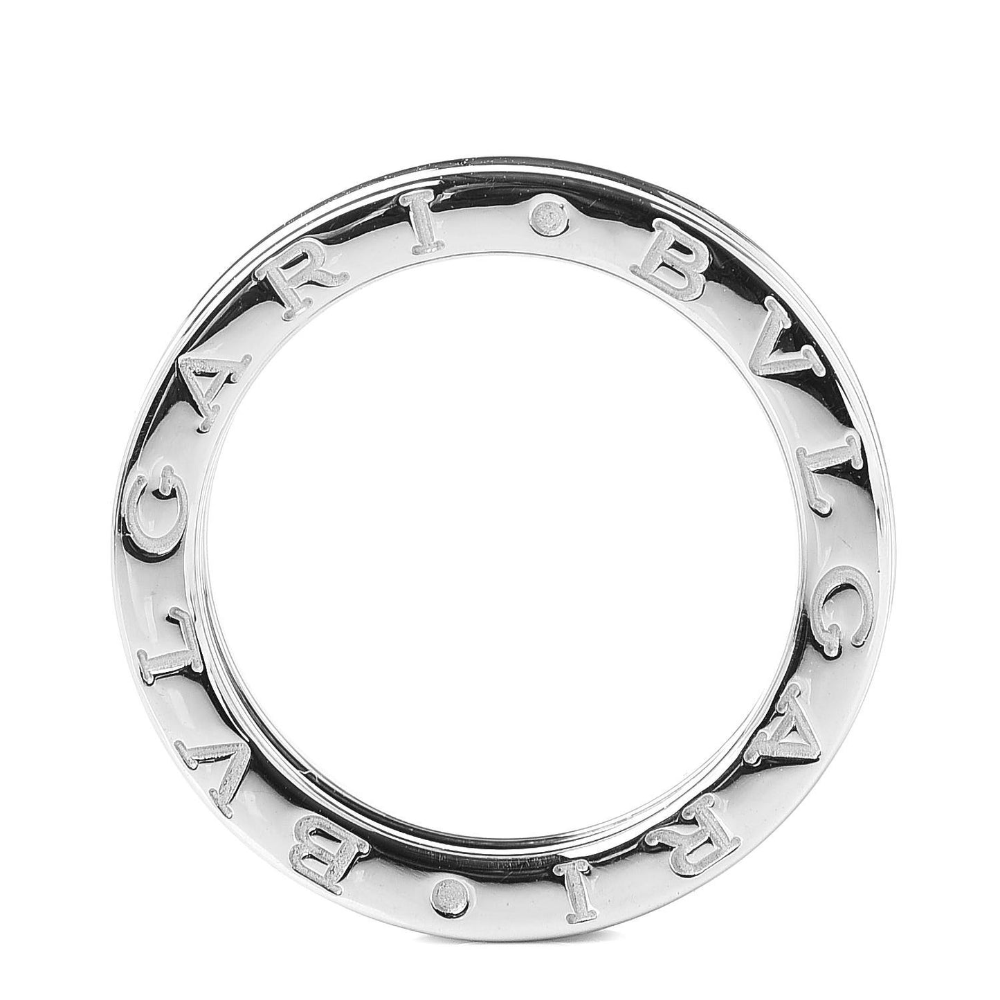 18K White Gold Diamond B.Zero1 Ring 48 4.5