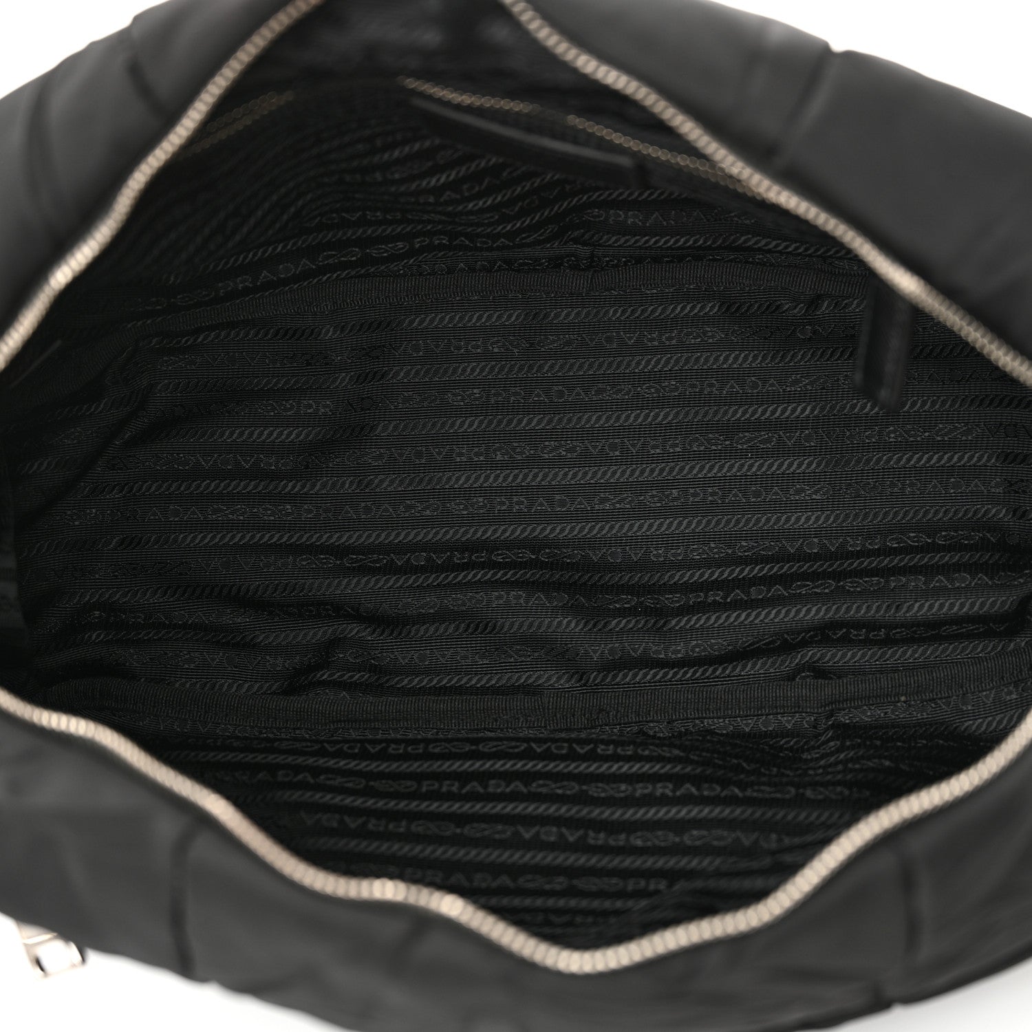 Prada Tessuto Nylon Quilted Messenger Black 5 of 10