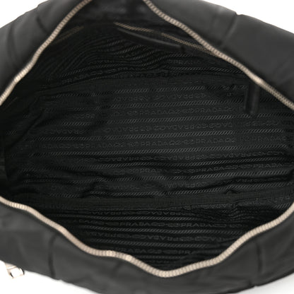 Prada Tessuto Nylon Quilted Messenger Black 5 of 10