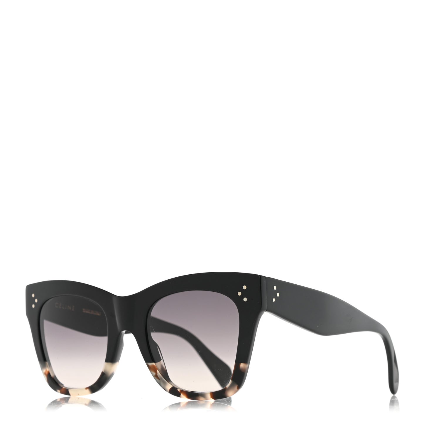 Acetate Cat Eye Sunglasses CL40004I Havana Black