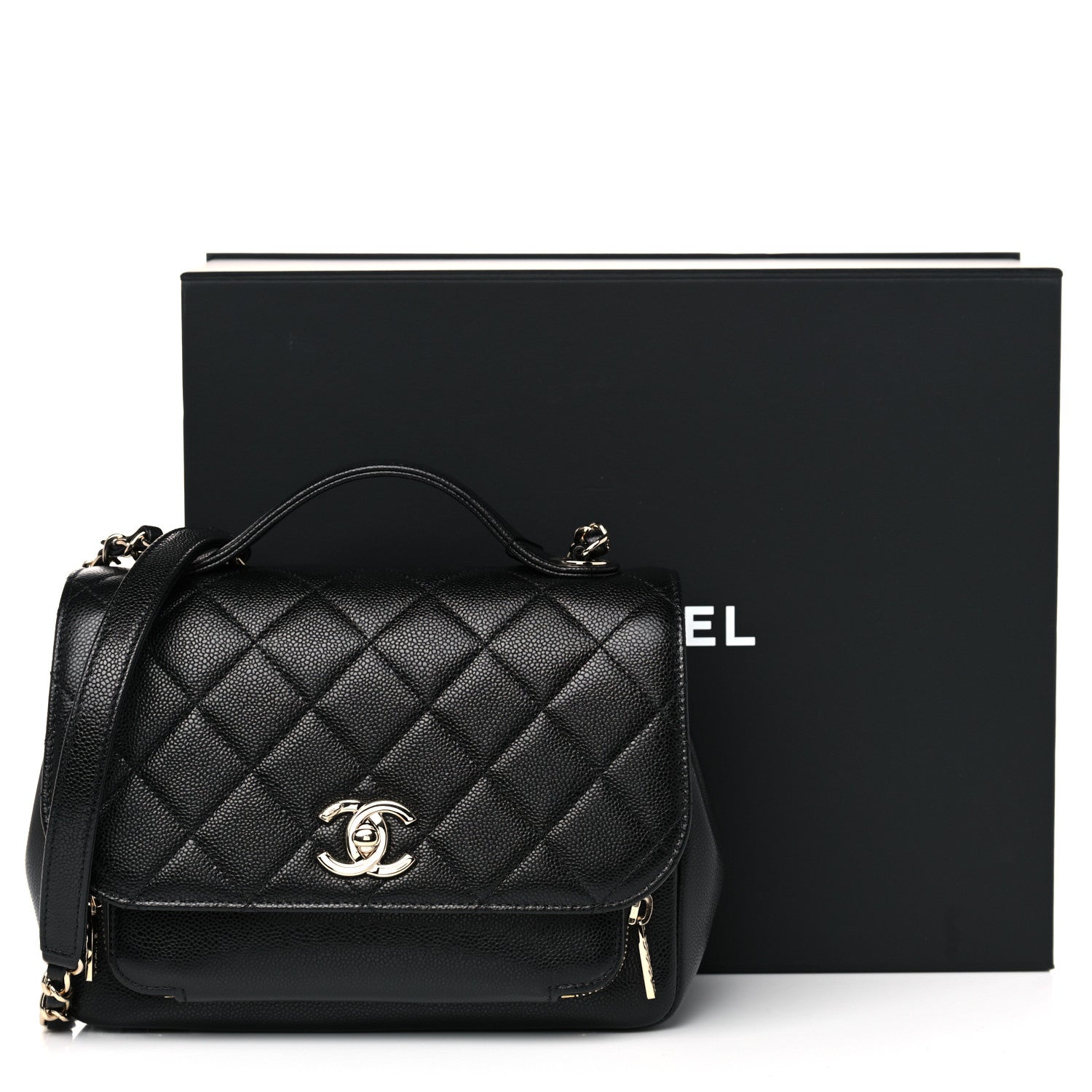Chanel Caviar Quilted Small Business Affinity Flap Black 10 of 10