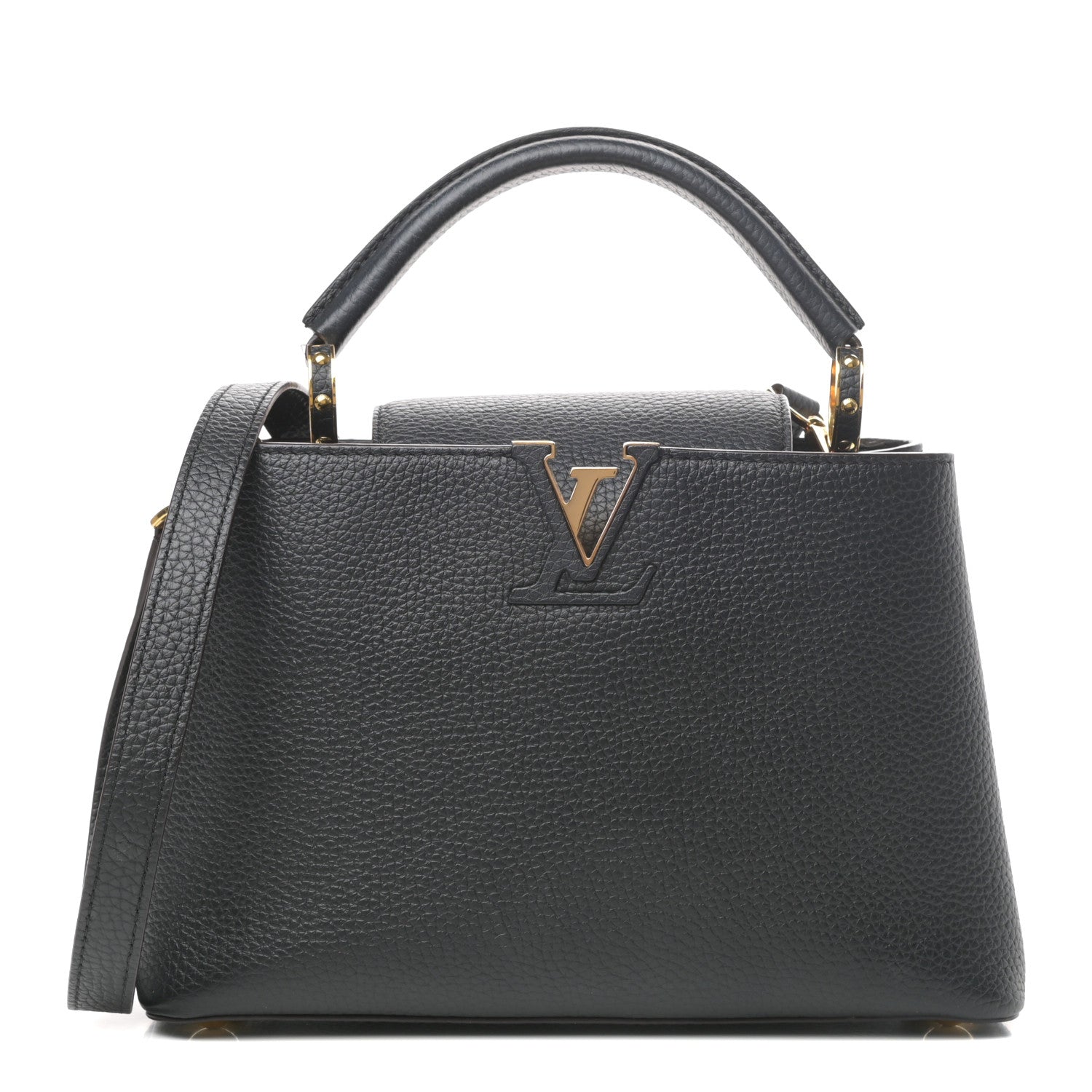 Louis Vuitton Taurillon Capucines BB Black 1 of 9