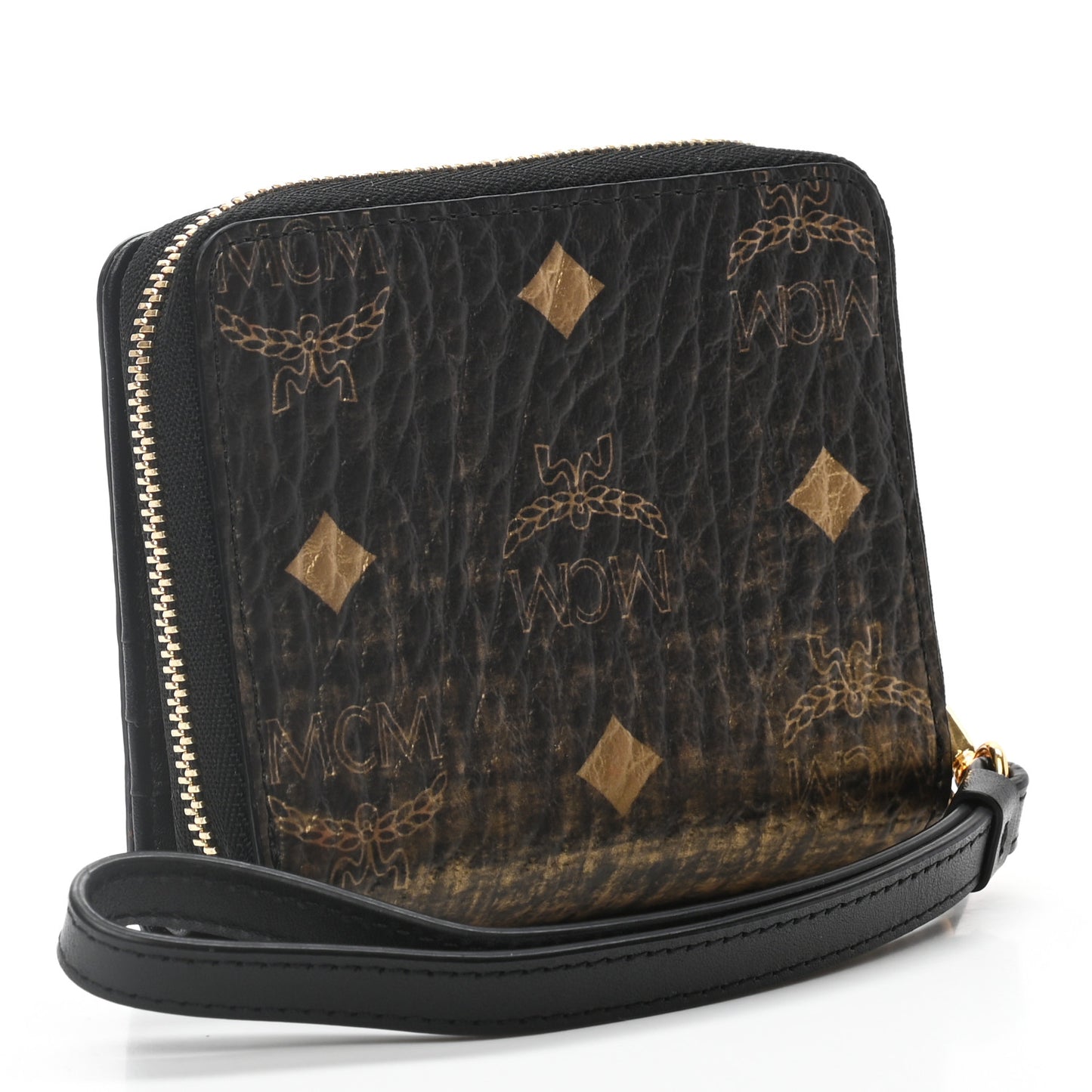 Gradation Visetos Compact Wallet Black Gold