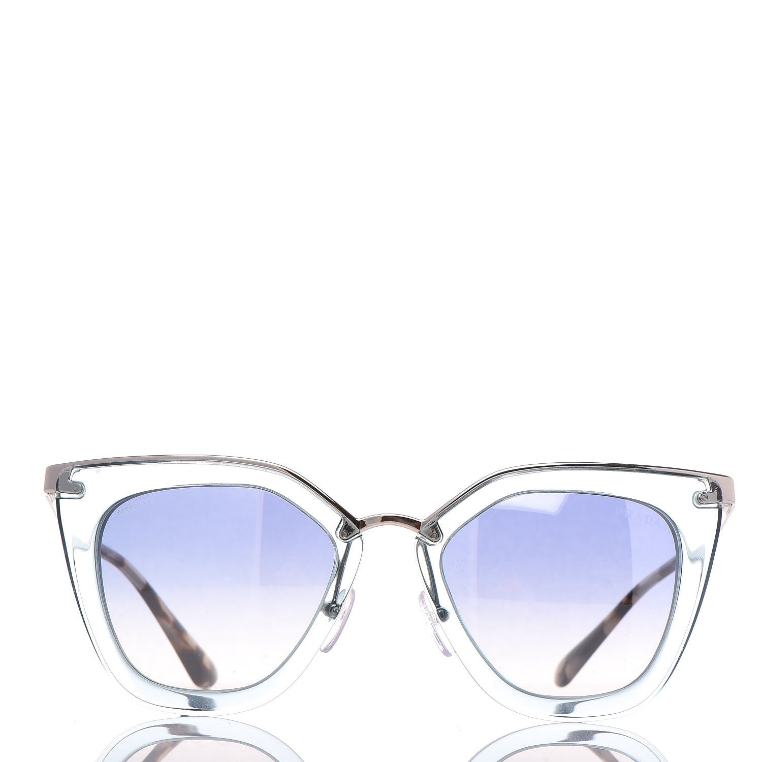 Prada Cinema Sunglasses SPR 53S Transparent Light Blue 3 of 7
