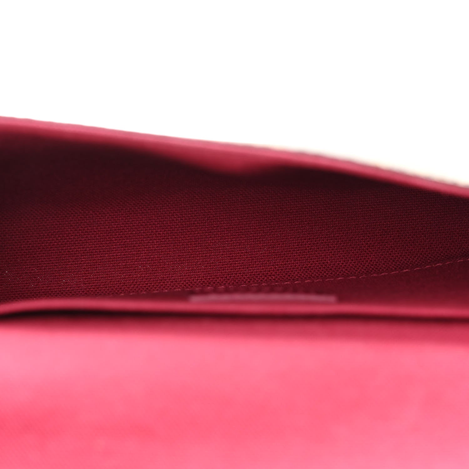 Louis Vuitton Monogram Pochette Felicie Chain Wallet Fuchsia 6 of 9