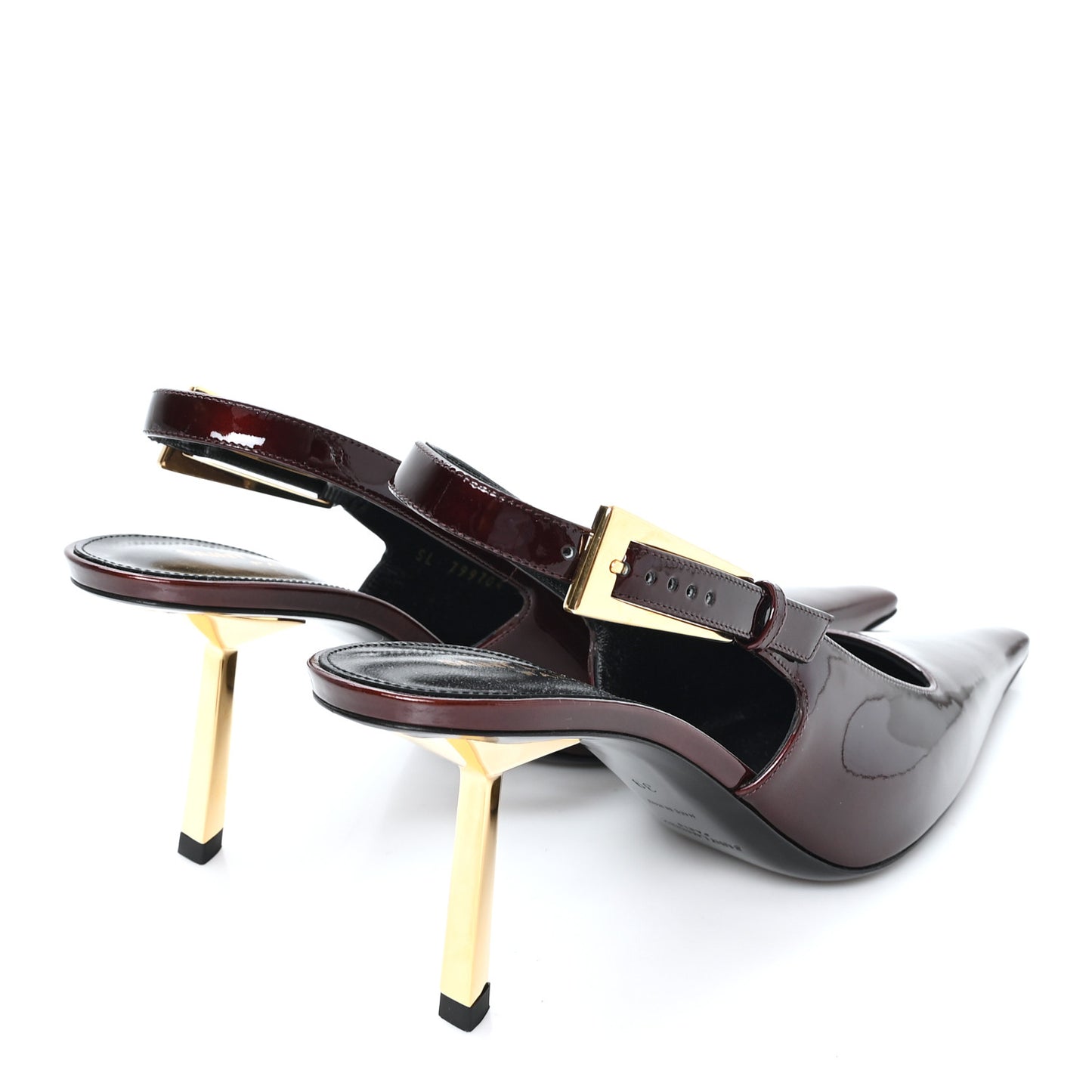 Vernice Gloss Lee 110 Slingback Pumps 39 Marron Glacé